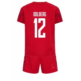 Goedkope Denemarken Kasper Dolberg 12 Kids Thuistenue World Cup 2022